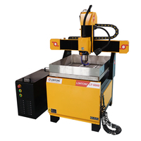 4040 Cnc Metaalsnijder Aluminium Messing Snijmachine Cnc Frezen Hout Routers 400X400Mm Gietijzeren Machine Structuur Goede Prijs