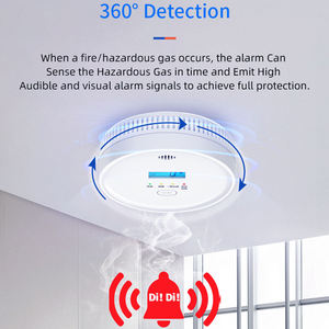Detector de Humo y CO Combinado SMARSECUR PG-N01 con Batería de 10 Años de Duración, Alarma de 120dB, Alarma Antimanipulación e Interconexión - Product Image 5