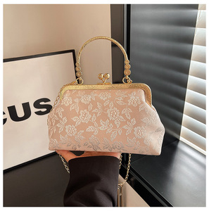 Sac à main personnalisé pour femme, tendance, décontracté, printemps 2026, nouveau, simple, rétro, avec petite fermeture à cadenas, doublure en polyester, Crowdsourcing - Product Image 2