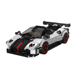 Stampo re 27093 Zonda Cinque + vetrina Minicar assemblare mattoncini ragazzi giocattoli MOC scatola da esposizione regalo blocchi da costruzione per bambini - Product Image 1