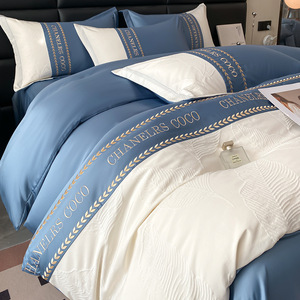 2026 New Luxury Reversible <strong>Bedding</strong> Set Double Sided Poly Cotton Blend Collection Luxury Bed Set Wholesale - Product Image 5