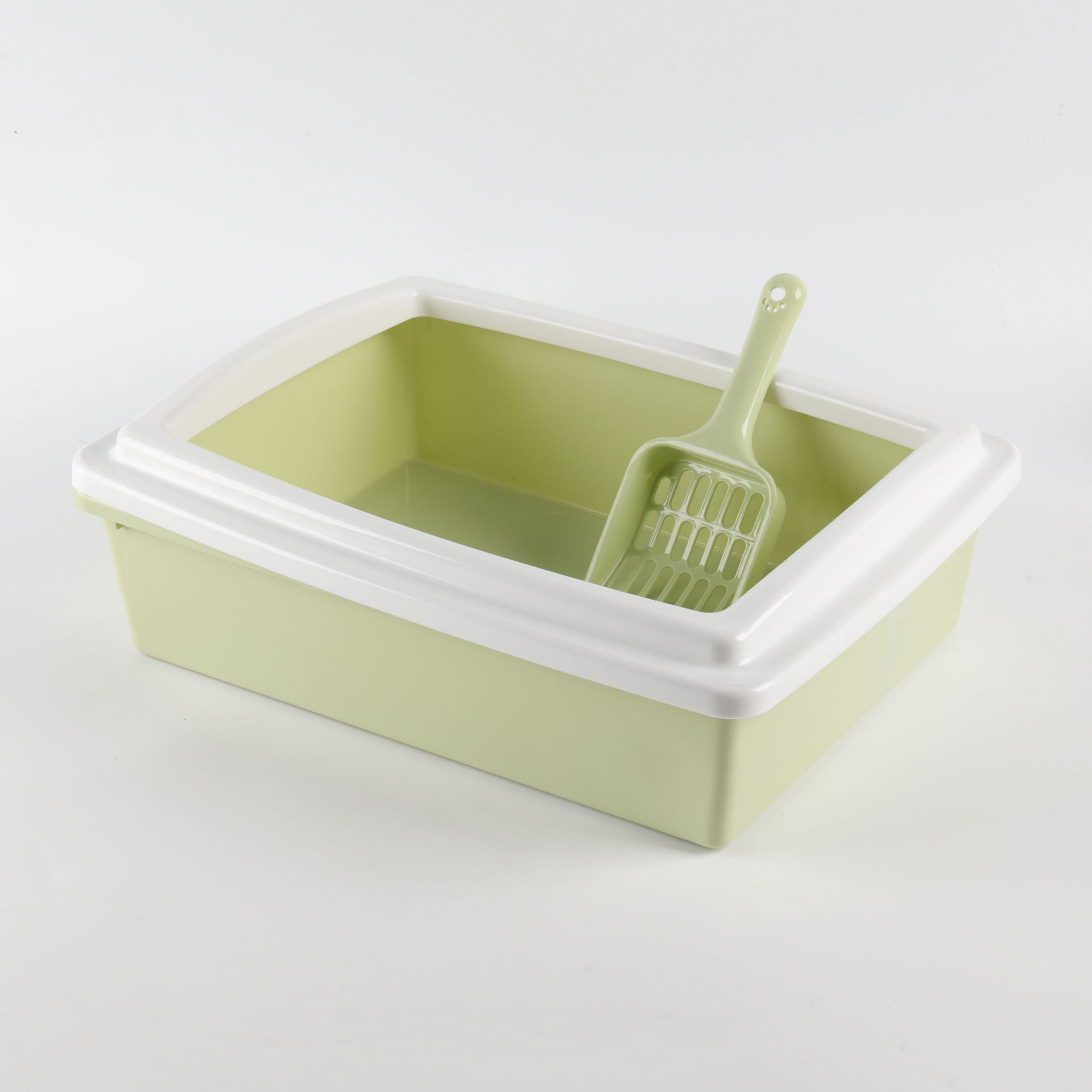 Green with lid [38*29*12cm]