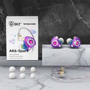 QKZ <span class=keywords><strong>AK6</strong></span> Spark cuivre pilote Hifi filaire écouteur Sport course casque casque Microphone durable <span class=keywords><strong>Kz</strong></span> Con câble 3.5mm - Product Image 4