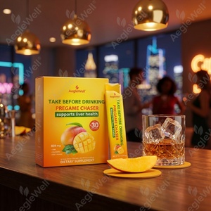Aeglewell Pre-Drinks Pregame Chaser, Barritas de Gelatina con Electrolitos DHM, Vitaminas B y C, Prevención de la <span class=keywords><strong>Resaca</strong></span>, Suplemento para la Salud del Hígado - Product Image 2