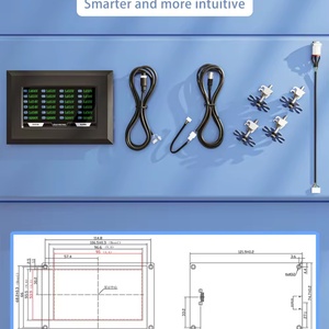 Accessoire intelligent JiKong BMS, écran tactile LCD 4,3 pouces, écran LCD pour système de gestion de batterie JiKong Pcb, adaptateur de câble RS485 BT - Product Image 5