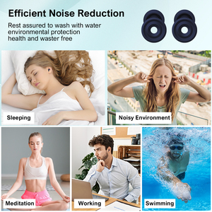 ที่อุดหูแบบใหม่ปี 2025 ลดเสียงรบกวน ป้องกันการได้ยิน ที่อุดหูซิลิโคนกันเสียง สำหรับการนอนหลับ - Product Image 6