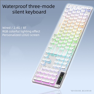 Clavier sans fil silencieux à sensation mécanique LANGTU L1 pour ordinateurs de bureau, jeux, usage professionnel, avec rétroéclairage, version filaire - Product Image 6