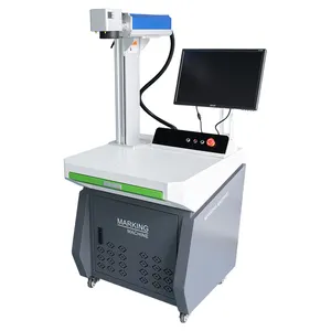 China Factory Provides 20W 30W 50W Vertical Cabinet Laser Marking Machine