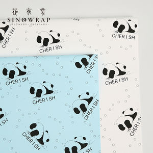 Papier d'emballage pour fleurs SINOWRAP 2025, motif <span class=keywords><strong>panda</strong></span>, 55*55CM, 65 microns, imperméable, fournitures pour fleuristes, nouvel an - Product Image 6