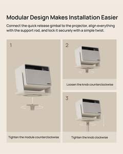 Accesorios para Proyector <span class=keywords><strong>XGIMI</strong></span>, Soporte de Piso de Aluminio Universal Compatible con Dispositivos con Tornillo de 1/4 para la Serie <span class=keywords><strong>XGIMI</strong></span> <span class=keywords><strong>Horizon</strong></span> S - Product Image 3