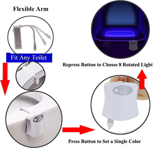 OEM <strong>Toilet</strong> Night <strong>Light</strong> Motion <strong>Sensor</strong> 16 Color <strong>Toilet</strong> Bowl Night <strong>Light</strong> Color Changing Bathroom Accessory Smart Led <strong>Toilet</strong> <strong>Light</strong> - Product Image 6