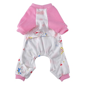 Lovely Pink Dog Clothes All Seasons Cotton Pet Pijamas Cheap Small coat ropa para mascotas ropa para perros es mascota - Product Image 6