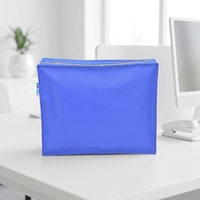 Pochette de dépôt d'argent bancaire avec fermeture éclair, logo personnalisé, résistante à l'eau, avec serrure de sécurité, sac de rangement pour devises