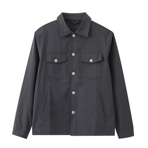 <span class=keywords><strong>Giacca</strong></span> Bomber Invernale da Uomo Stile Retrò Casual 100% Cotone Antivento <span class=keywords><strong>con</strong></span> Fodera in Pile Spesso e Chiusura <span class=keywords><strong>con</strong></span> <span class=keywords><strong>Cintura</strong></span> - Product Image 3