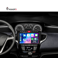 Autoradio Android Podofo 9 pouces 4+64G pour Lancia Ypsilon 2011-2020, audio de voiture, Carplay/Android Auto sans fil, GPS, RDS, WIFI, OEM/OEM