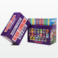 Boîte de livres humoristiques et effrayantes, coffret de livres Horrible Histories en anglais pour enfants
