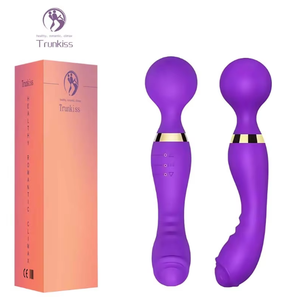 高品質Gスポットマッサージバイブレーター大人用セックス製品双頭バイブレーター膣マッサージ振動に挿入可能 - Product Image 1