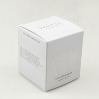Boîte à fermeture automatique en papier coton personnalisé avec film holographique pour emballage cosmétique de spray fixateur