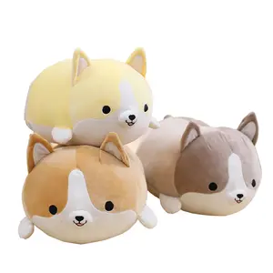 2022 Cute Soft Dog Design Plushies Doll Wholesale Price Kawaii Stuffed Dogs Plush Toys Pillow Cushion