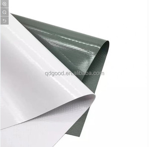 850GSM 750GSM सफेद पीवीसी तिरपाल अंधकार लौ Retardant तम्बू टीएआरपी - Product Image 5
