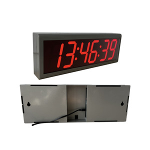 4 "6 chữ số wifi đồng hồ cho dược phẩm nhà máy, mạng đồng bộ, <span class=keywords><strong>Red</strong></span> LED, tự động DST thiết lập lại - Product Image 2