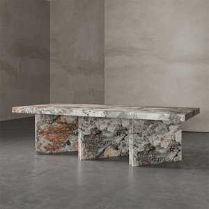 <span class=keywords><strong>Tavolo</strong></span> da Pranzo Grande <span class=keywords><strong>in</strong></span> <span class=keywords><strong>Marmo</strong></span> Stile Scandinavo Personalizzato per 8 Persone, Estensibile, per Officina - Product Image 1