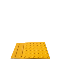 Dalles de sol tactiles anti-âge en ABS sur mesure OEM, coupées sur mesure, avec dômes coupés et bandes directionnelles pour pavage de signalisation métro/ferroviaire