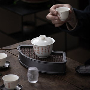 Antique Tin Teapot Stand Irregular Shape Water Storage <b>Tea</b> Tray For Kung Fu <b>Tea</b> <b>Set</b> - Product Image 4