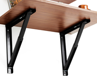 Bureau moderne convertible avec ourlet Table d'étude modulaire en bois pour bureau Mobilier polyvalent pour poste de travail