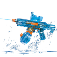 2025 anak-anak interaktif Light-Up kapasitas tinggi pistol air listrik mainan luar ruangan terbaru jarak jauh ARP9 terbuat dari plastik tahan lama