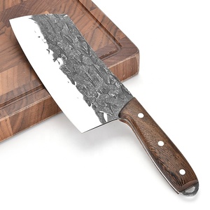 <span class=keywords><strong>Cuchillo</strong></span> de Carnicero Profesional de 7 Pulgadas, Forjado a Mano, con Hoja de Acero al Carbono de 3mm de Grosor y Mango de Madera Pakka, <span class=keywords><strong>para</strong></span> Cortar Carne Congelada y <span class=keywords><strong>Pollo</strong></span> - Product Image 5