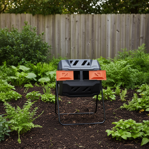 Compostador con Aireador, Negro, Manual, 3 Años de Garantía, Herramienta de Compostaje para Jardín - Product Image 2