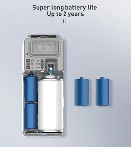 2024 OEM Mini LCD Aerosol Dispenser Perfume Air Freshener Dispensers Work With 2 C Size Battery