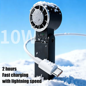 Nouveau ventilateur turbo puissant à 100 vitesses, Humicane, technologie de réfrigération à vitesse variable infinie, ventilateur portable 659 - Product Image 4