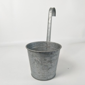 Pots suspendus en métal galvanisé de style cowboy de campagne <span class=keywords><strong>Support</strong></span> Logo personnalisé et utilisation de couleur personnalisée pour clôture de jardin de balcon - Product Image 4