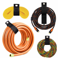 Attaches de câble avec boucles en nylon suspendues Les attaches à crochet auto-adhésives personnalisées peuvent être utilisées pour les bandes élastiques de stockage robustes