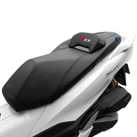 Siège de moto en cuir imperméable pour passager, coussin de siège solo pour moto 24PCX160, fourni par l'usine