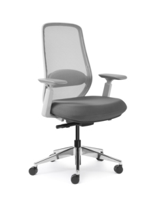 Clio ghế giữa trở lại màu xám tự trọng lượng trượt ghế <span class=keywords><strong>c</strong></span>ơ chế 3D tay vịn Nhôm <span class=keywords><strong>C</strong></span>ơ sở lưới ghế phong <span class=keywords><strong>c</strong></span>ách hiện đại ghế điều hành - Product Image 1