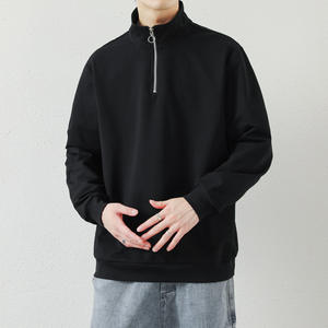 Custom Printing Pullover French Terry Quarter Zip Sweatshirt for <strong>Men</strong> <strong>Clothes</strong> - Product Image 2