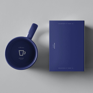 Tùy chỉnh in đơn giản hộp giấy Con ventana cup Mug Para tazas bao bì hộp với cửa sổ - Product Image 6