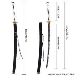 Espada de cosplay <span class=keywords><strong>DMC</strong></span> <span class=keywords><strong>5</strong></span> Black and White Design Republic altamente restaurada - Product Image 6