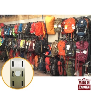 Ý Tưởng Hiện Đại Kim Loại túi xách hiển thị đứng kệ đồ nội thất Wallmount thiết kế cho túi cửa hàng sơn tĩnh điện cửa hàng bán lẻ dễ dàng lắp ráp - Product Image 1