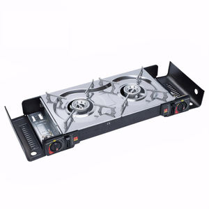 GARIDA multifunción al aire libre barbacoa <span class=keywords><strong>cocina</strong></span> portátil <span class=keywords><strong>butano</strong></span> <span class=keywords><strong>2</strong></span> quemadores estufa de Gas para acampar con CE - Product Image 2