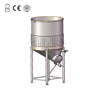 ถังหมักไวน์สแตนเลสแบบเปิดด้านบน ก้นทรงกรวยขนาดใหญ่ รุ่น Fk-ot Meta Stainless สำหรับโรงกลั่นไวน์ - Product Image 3