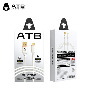 Cable de Datos para Teléfono <span class=keywords><strong>Móvil</strong></span> de Silicona al por Mayor, Duradero y Portátil, Carga Rápida, Anti-Doblez para iPhone y Serie <span class=keywords><strong>Samsung</strong></span> - Product Image 2