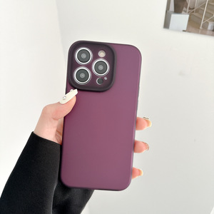 Ốp điện thoại silicone lỏng cho <span class=keywords><strong>iPhone</strong></span> 14 Pro 13, ốp silicon mềm kiểu thạch dành cho nữ, màu phổ biến, ốp mềm cho 12 Pro Max - Product Image 2