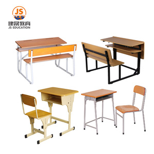 Table de classe <span class=keywords><strong>en</strong></span> <span class=keywords><strong>bois</strong></span>, double banc <span class=keywords><strong>d</strong></span>'élève, bureau et chaise, mobilier <span class=keywords><strong>d</strong></span>'école ancienne - Product Image 1