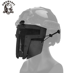 Tactical Full Face Protective <b>Paintball</b> <b>Mask</b> Lightweight Black TPE Quick Release Accessories Outdoor Sports Cycling Hunting - Product Image 3