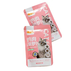 Wholesale Delicious Wet Grain Mashed Meat Cat Nutrition Health Supplements Cat Treats Snacks