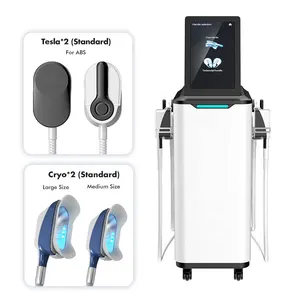 2 Trong 1 EMS Neo 360 Cryo Mát Cơ Thể Điêu Khắc Cơ Bắp Xây Dựng Đốt Cháy Chất Béo EMS Cơ Bắp Kích Thích Máy